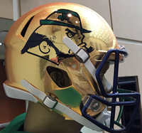 Notre Dame 2015 Shamrock Series Mini Helmet