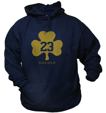 23 Shamrock Golden hooded sweatshirt