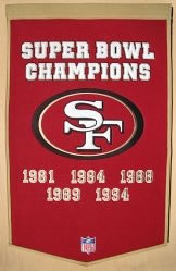 San Francisco 49ers Dynasty Banner Wool