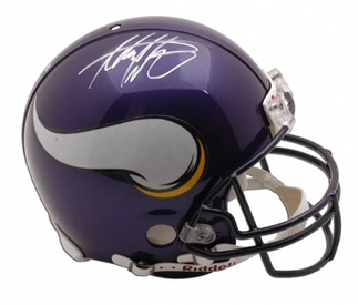 Adrian Peterson autographed Minnesota Vikings full size helmet