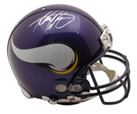 Adrian Peterson autographed Minnesota Vikings full size replica helmet