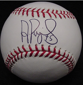 Albert Pujols autographed MLB baseball with COA