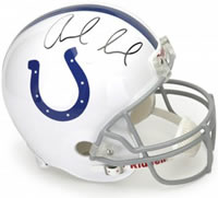 Andrew Luck Autograph Full Size Replica Indianapolis Colts Helmet