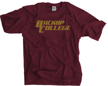 Backup College Shirt
