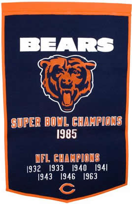Chicago Bears Dynasty Banner Wool