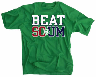 Beat SCUM Irish Green Shirt