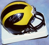Braylon Edwards autographed Michigan Wolverines mini helmet