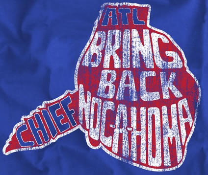 Bring Back Chief Noc-A-Homa Throwback ATL shirt