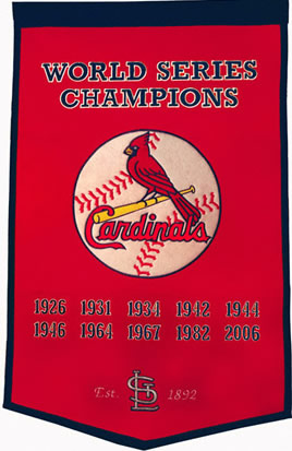 Saint Louis Cardinals Dynasty Banner Wool