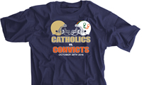 Catholics vs Convicts October 29 2016 Football Rivalry Shirt
