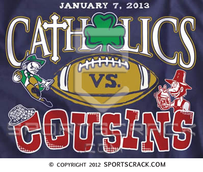 Catholics Vs Cousins shirt