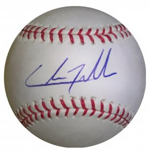 Chris Tillman autographed MLB baseball with COA