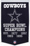 Dallas Cowboys Dynasty Banner