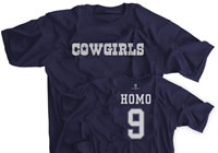 Dallas Cowgirls Tony Homo 9 Football Shirt