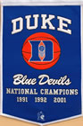 Duke Blue Devils Dynasty Banner