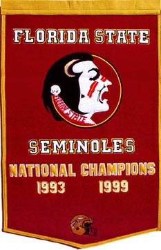 Florida State Seminoles Dynasty Banner Wool