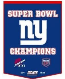 New York Giants Dynasty Banner Wool