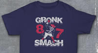 Gronk Smash Patriot Football Shirt