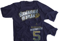 Hawaiian Hitman 5 Navy shirt