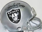 Howie Long autographed Oakland Raiders mini helmet