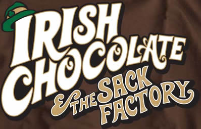 Irish Chocolate and the Sack Factory Dark Chocolate shirt