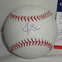Jay Bruce autographed baseball with PSA/DNA COA