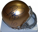 Jerome Bettis autographed Notre Dame mini helmet