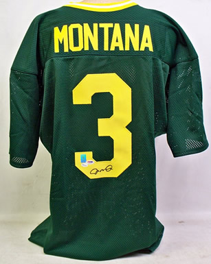 Joe Montana signed Notre Dame jersey