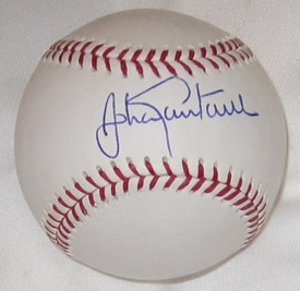 Johan Santana autographed MLB baseball with COA