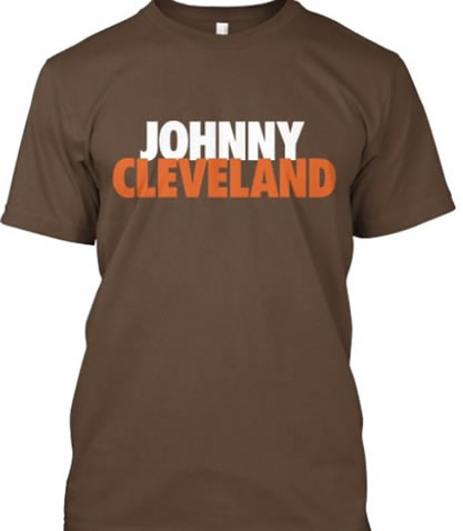 Johnny Cleveland Brown Football shirt