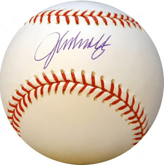 John Smoltz autographed MLB baseball with COA