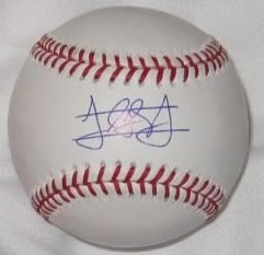 Jordan Schafer autographed MLB baseball with COA