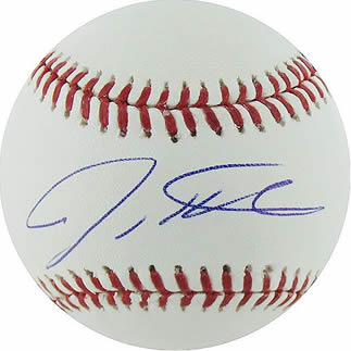 Josh Hamilton autographed MLB baseball with COA