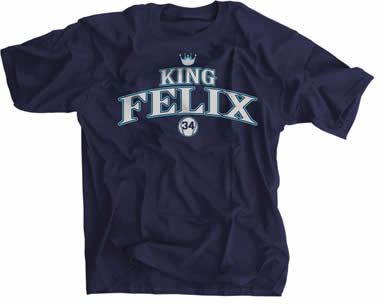 King Felix 34 Seattle Baseball Shirt