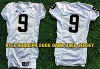 Kyle Rudolph Game Used Notre Dame Jersey