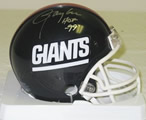 Lawrence Taylor autographed New York Giants mini helmet