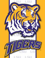 LSU Tigers Tin sign