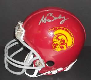 Matt Barkley autographed USC Mini Helmet with COA