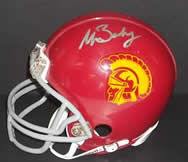 Matt Barkley autograph USC Trojans Mini Helmet