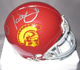 Matt Leinart signed USC mini helmet