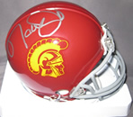 Matt Leinart signed USC Trojans mini helmet