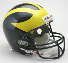 Michigan Wolverines Mini Helmet