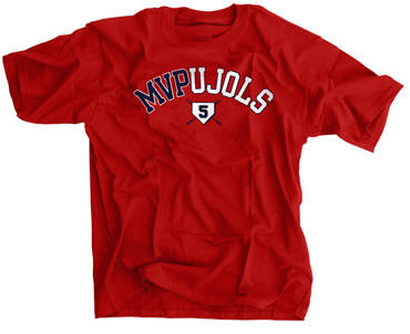MVPujols 5 Baseball Shirt