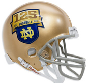 Notre Dame 125th Anniversary Mini Helmet