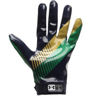 Notre Dame Fighting Irish 2015 Shamrock Series Under Armour Football Gloves