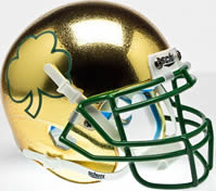 Notre Dame 2013 Schutt Shamrock Series Mini Helmet