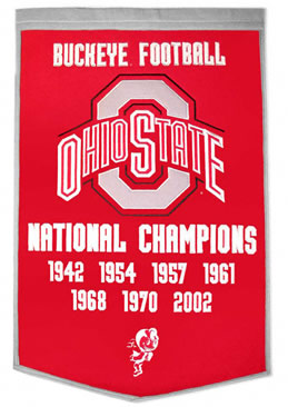 Ohio State Buckeyes Dynasty Banner Wool
