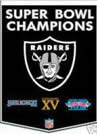Oakland Raiders Dynasty Banner