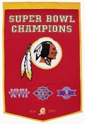 Washington Redskins Dynasty Banner Wool
