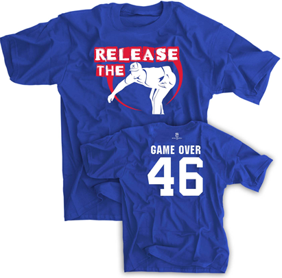 Release the K Royal Game Over Baseball shirt